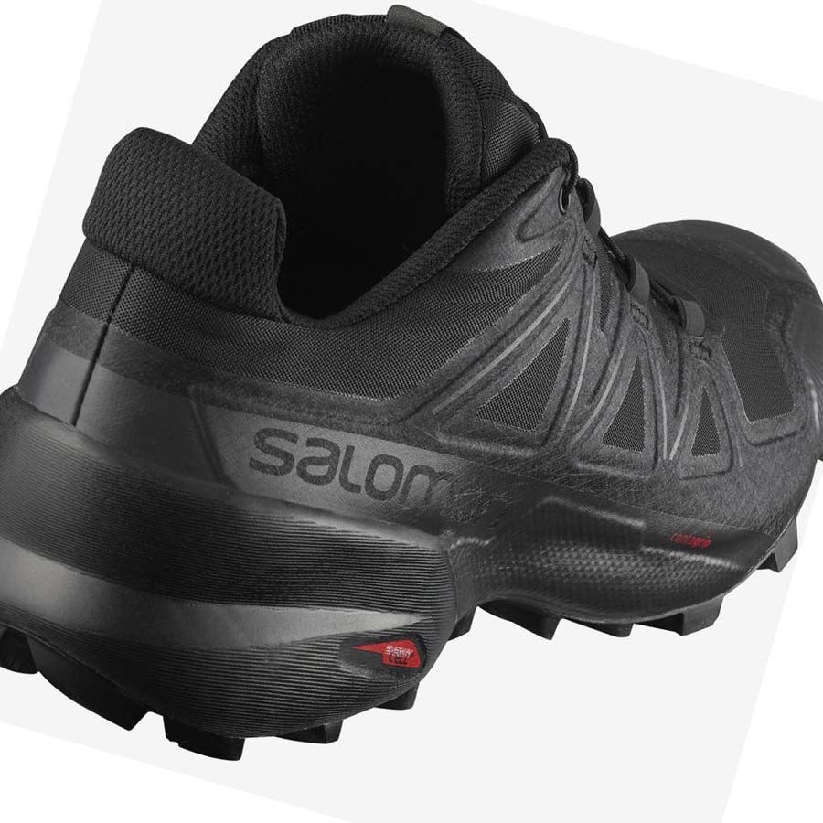 Salomon SPEEDCROSS 5 WIDE Erkek Patika Koşu Ayakkabısı Siyah | TR 3524DFM